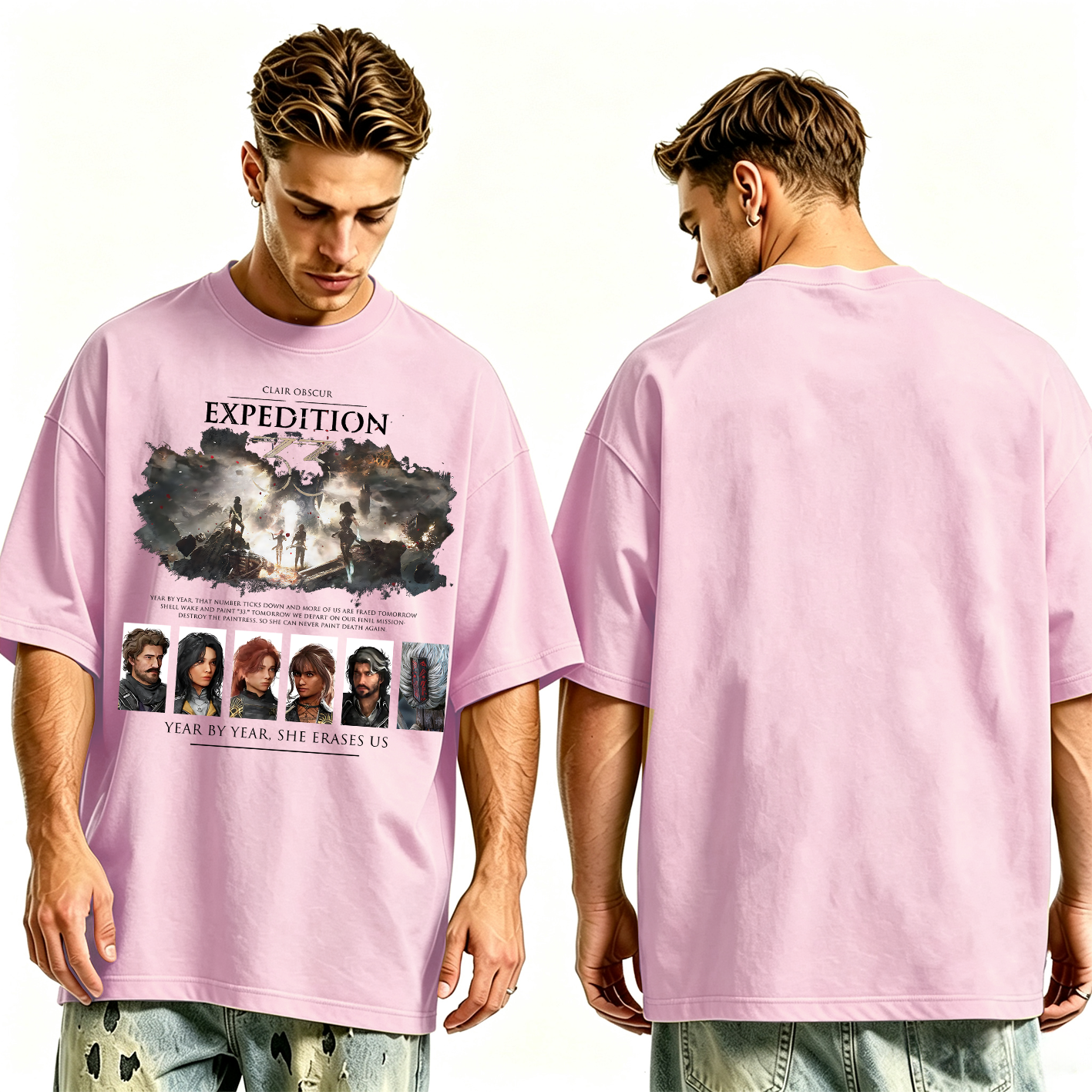 Clair Obscur Expedition 33 Oversized T-shirt/Crewneck/Hoodie