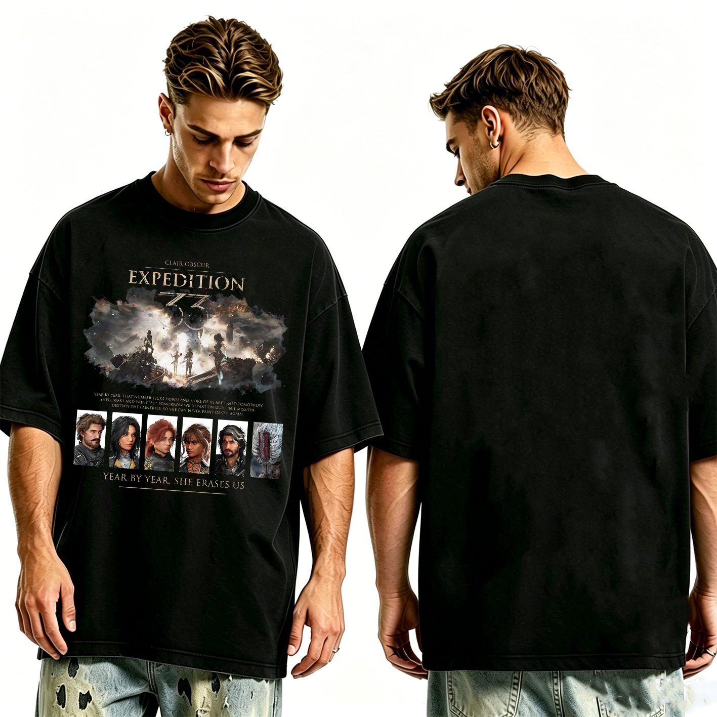 Clair Obscur Expedition 33 Oversized T-shirt/Crewneck/Hoodie