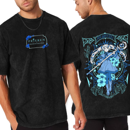 Frieren: Beyond Journey’s End Washed T-shirt/Crewneck/Hoodie