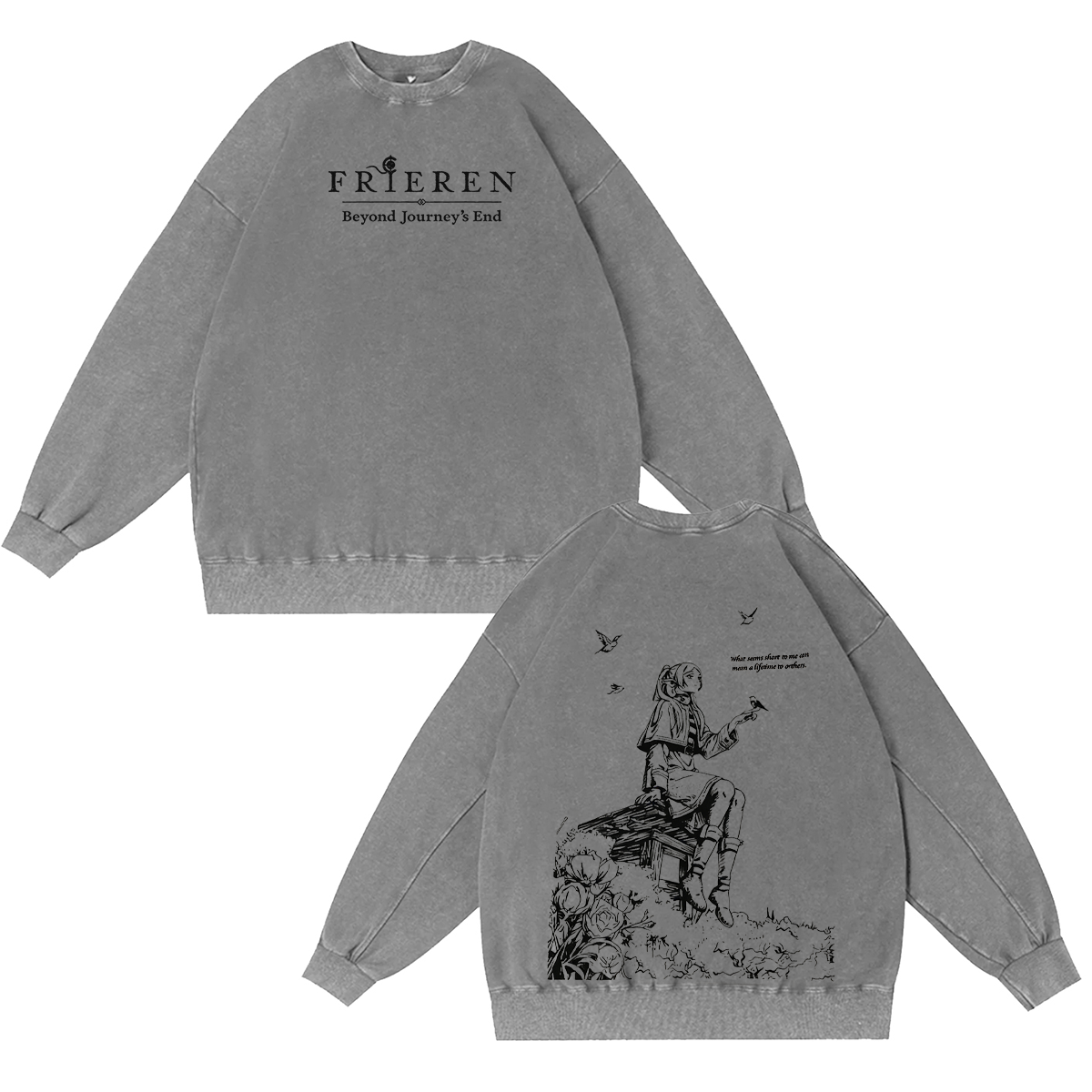 Frieren: Beyond Journey's End Washed T-shirt/Crewneck/Hoodie