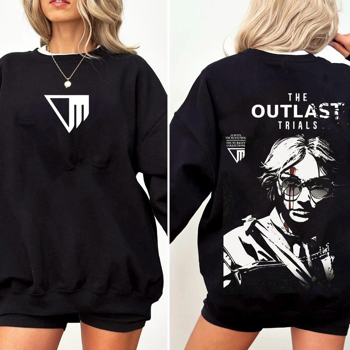 The Outlast Trials Horror Game Washed T-shirt/Crewneck/Hoodie