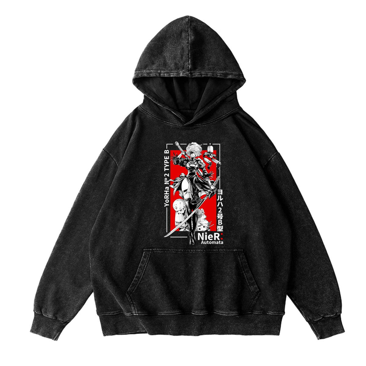 Nier Automata Washed T-shirt/Crewneck/Hoodie