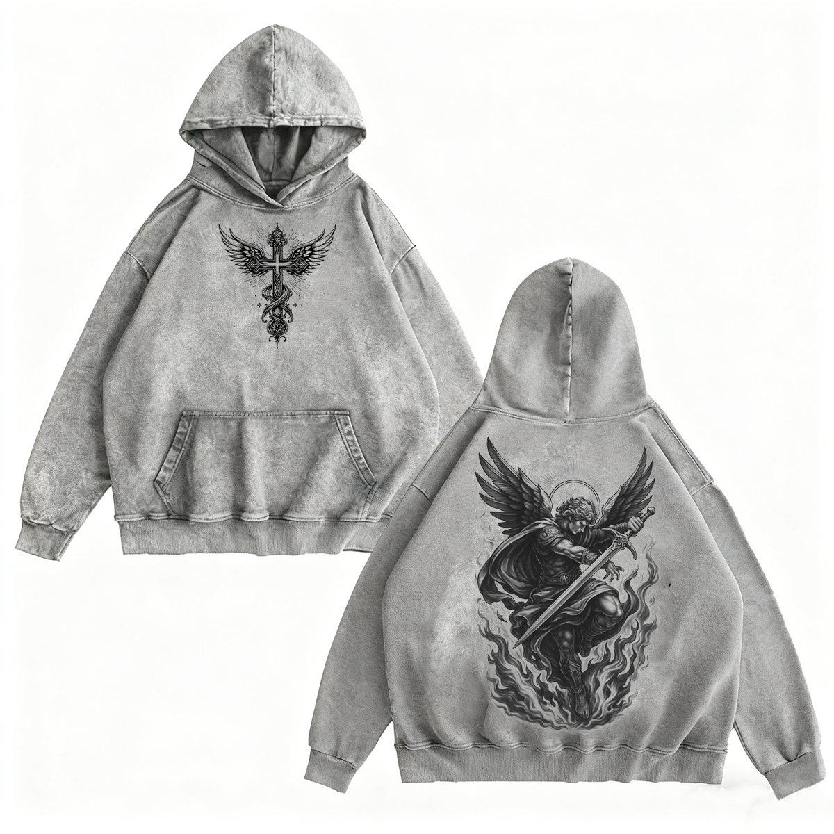 Archangel Michael Vintage Washed T-shirt/Crewneck/Hoodie