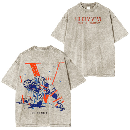 Guido Mista JoJo's Bizarre Adventure Oversized T-shirt/Crewneck/Hoodie