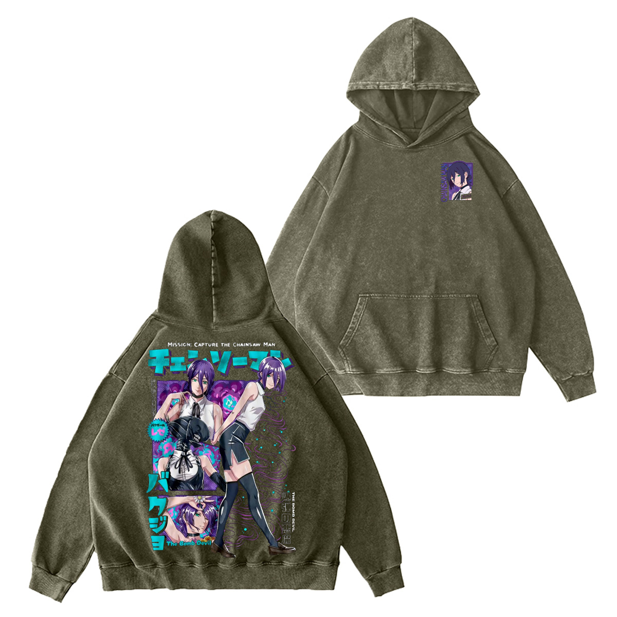 Reze Chainsaw Man Oversized T-shirt/Crewneck/Hoodie