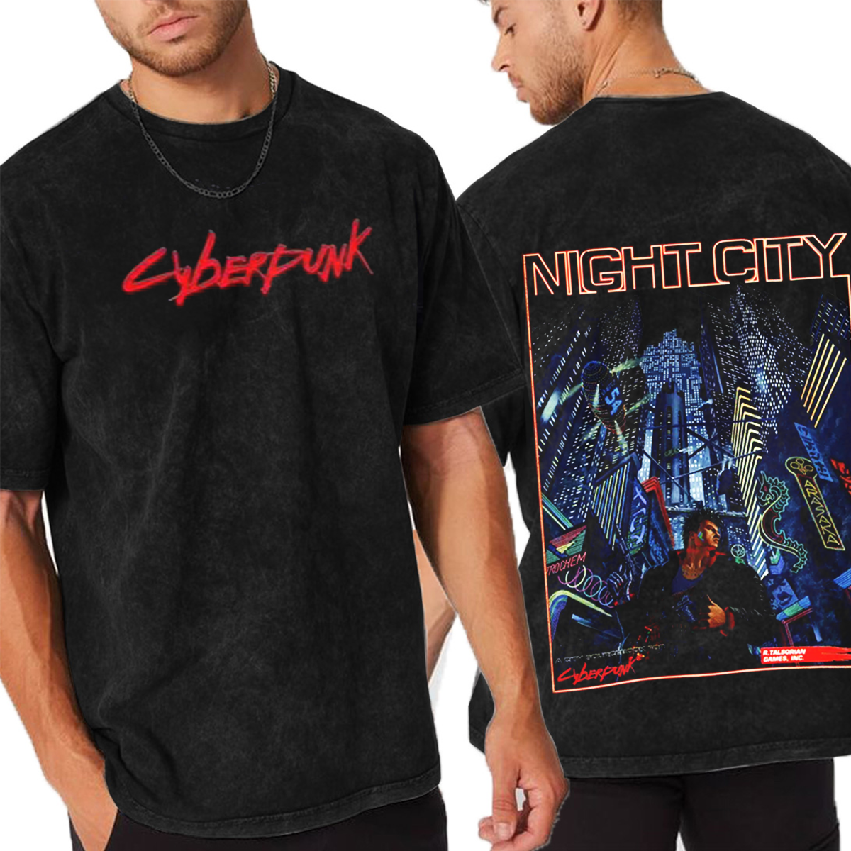 Cyberpunk 2077 Unisex  Washed T-Shirt