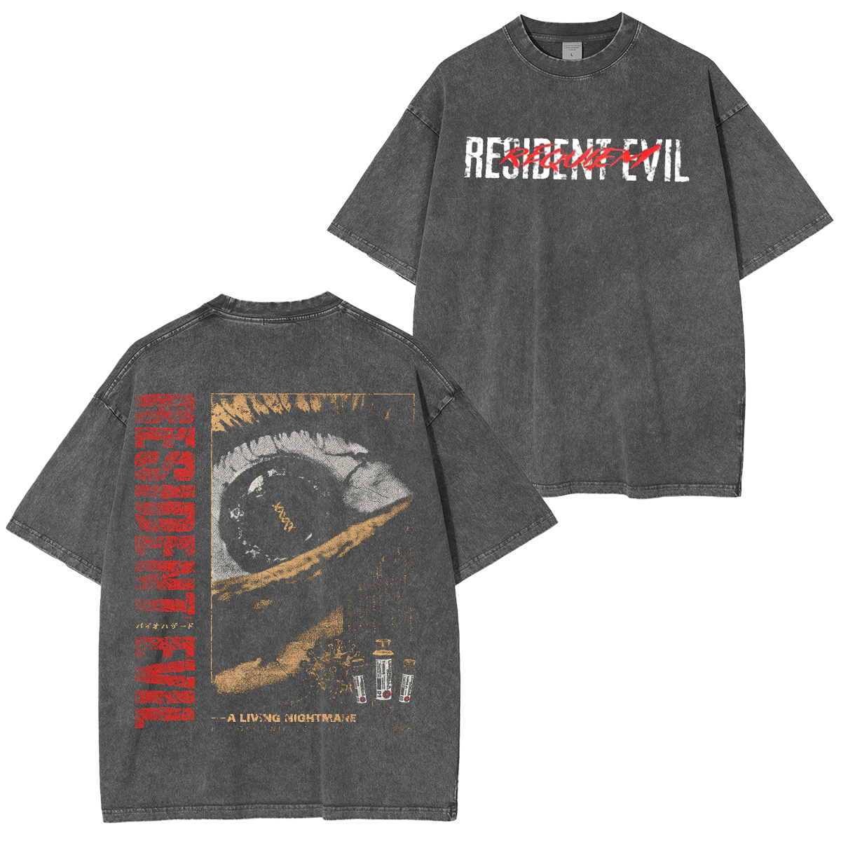 Resident Evil Unisex Washed T-Shirt