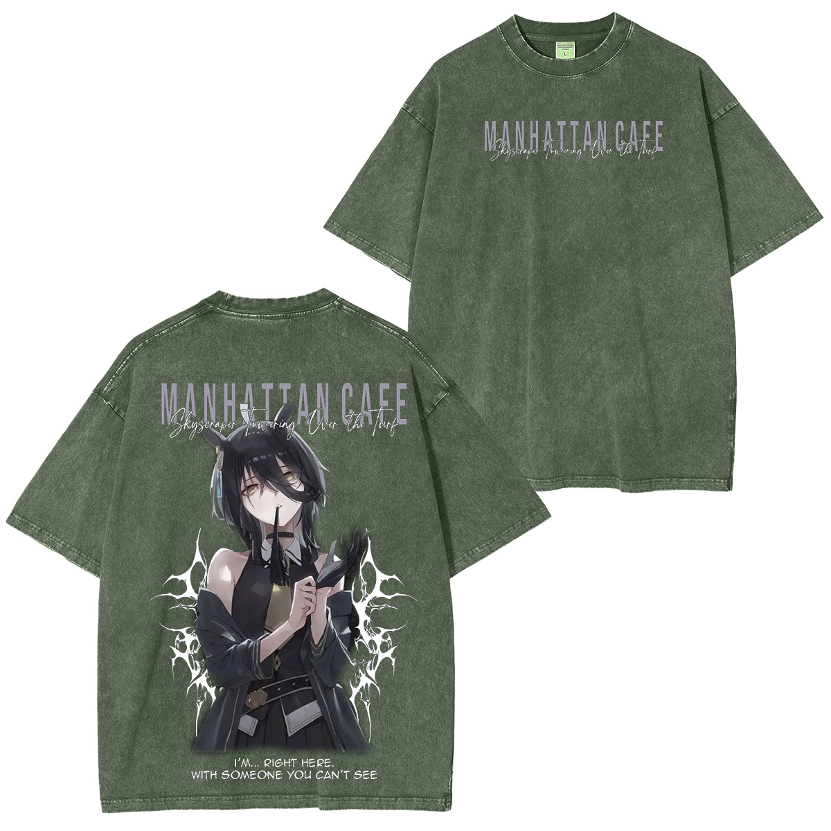 Umamusume: Pretty Derby Series Oversized Unisex Washed T-Shirt