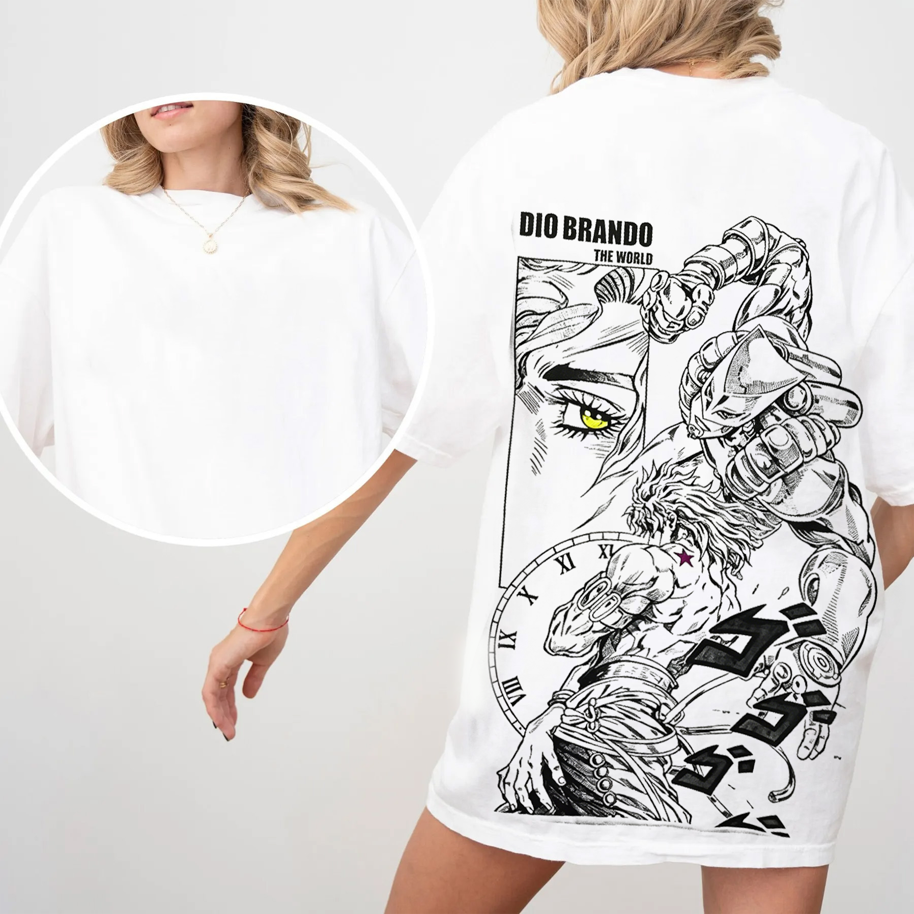 JoJo's Bizarre Adventure Vintage Washed T-shirt/Crewneck/Hoodie