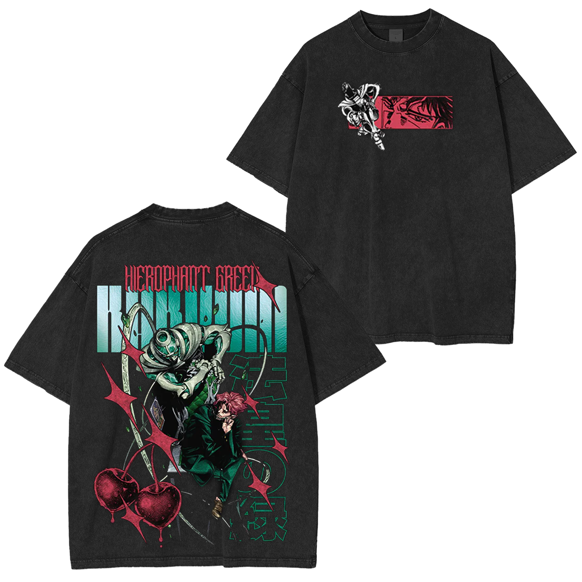JoJo's Bizarre Adventure Unisex Washed T-Shirt