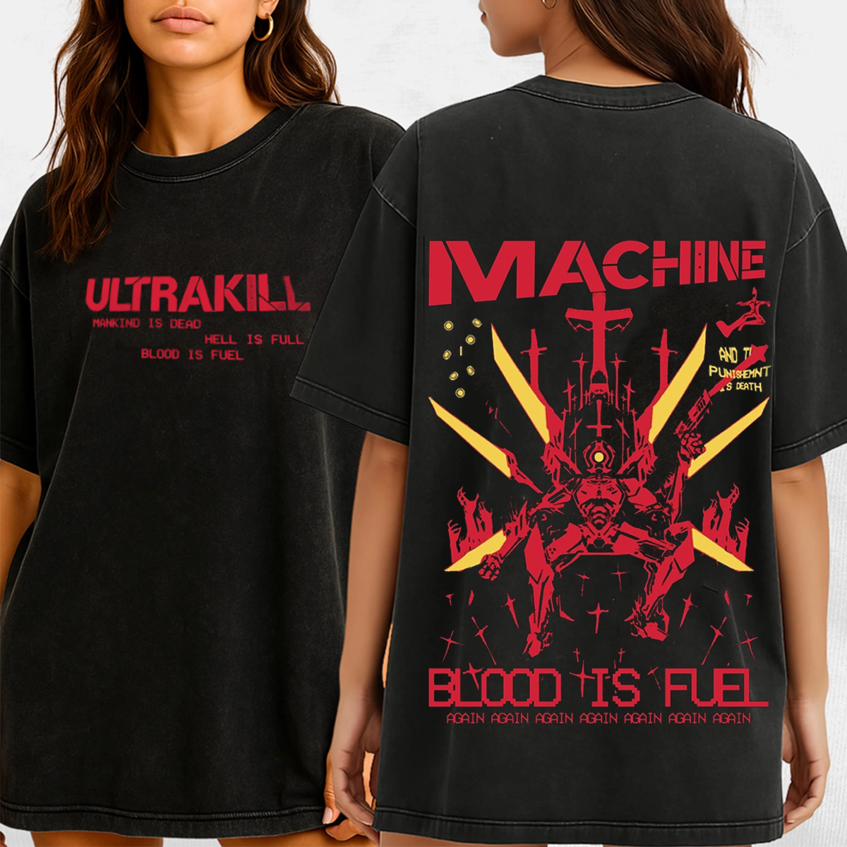ULTRAKILL Unisex Washed T-Shirt