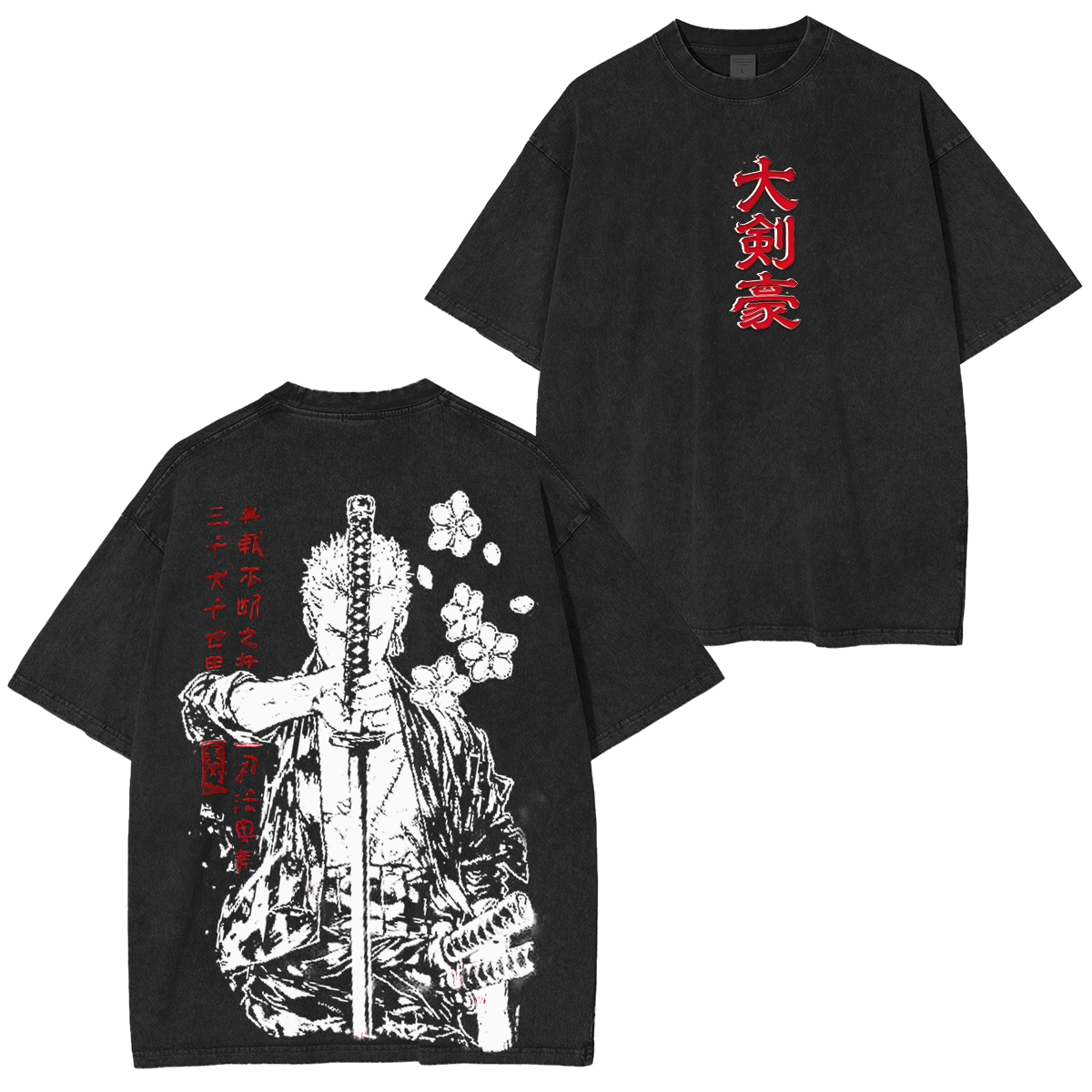 [Copy]One Piece Unisex Washed T-Shirt