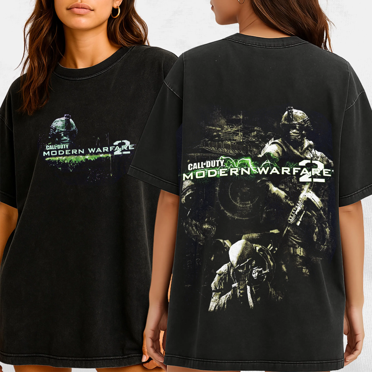 Call of duty Modern warfare 2 Unisex Washed T-Shirt