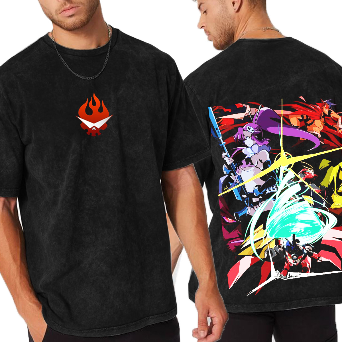 Tengen Toppa Gurren Lagann Washed T-Shirt