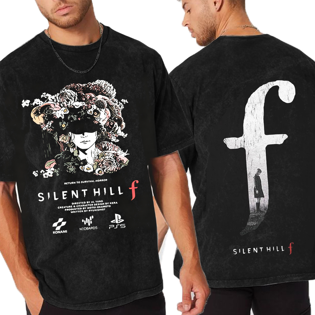 Silent Hill f Washed T-Shirt