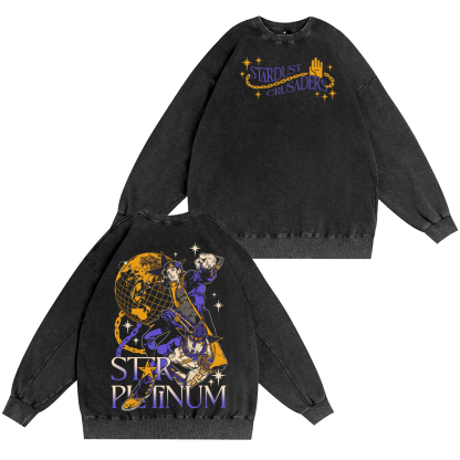 Jotaro Kujo-JoJo's Bizarre Wash T-shirt/Crewneck/Hoodie