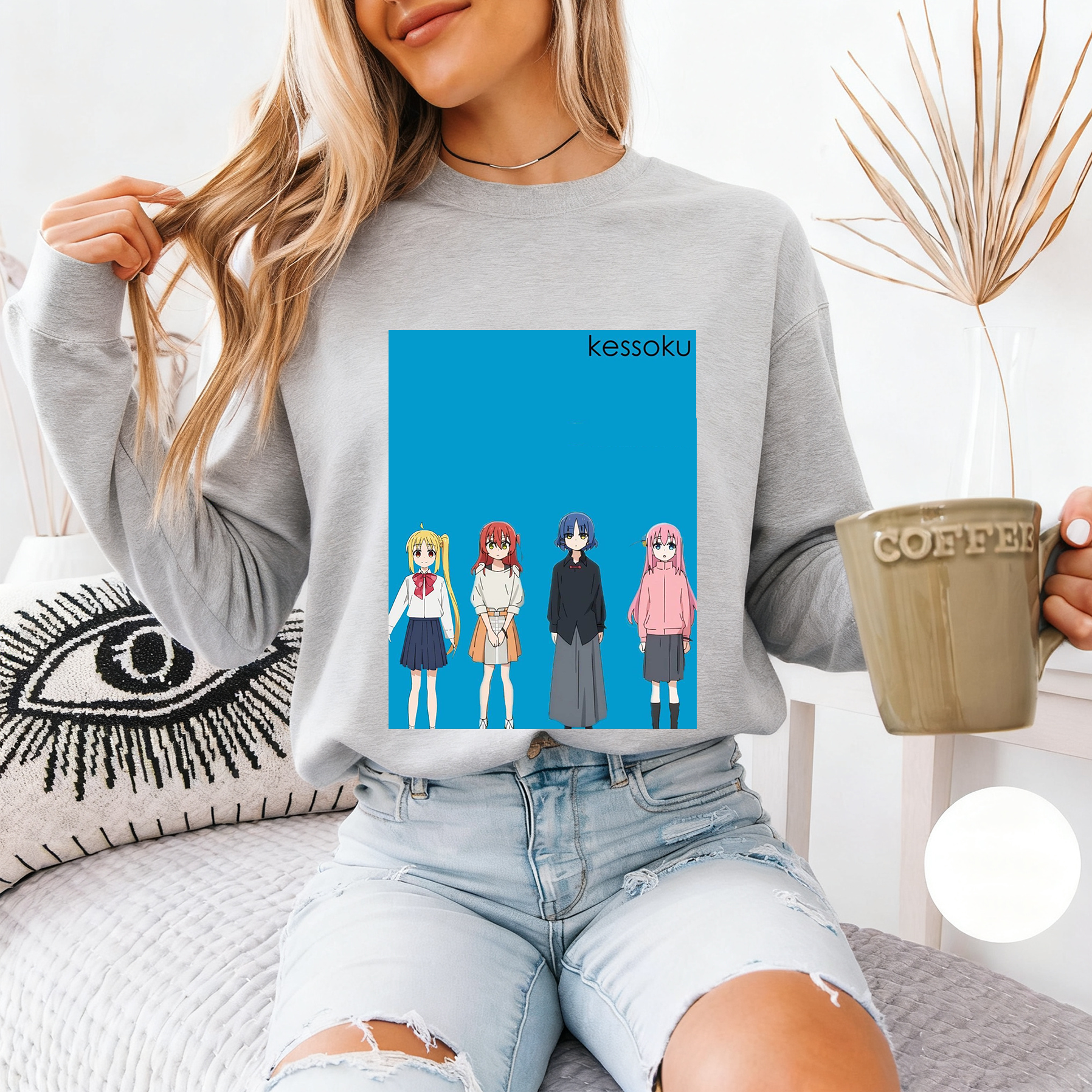 Kessoku Band Bocchi The Rock Anime  Unisex Shirt/Crewneck/Hoodie