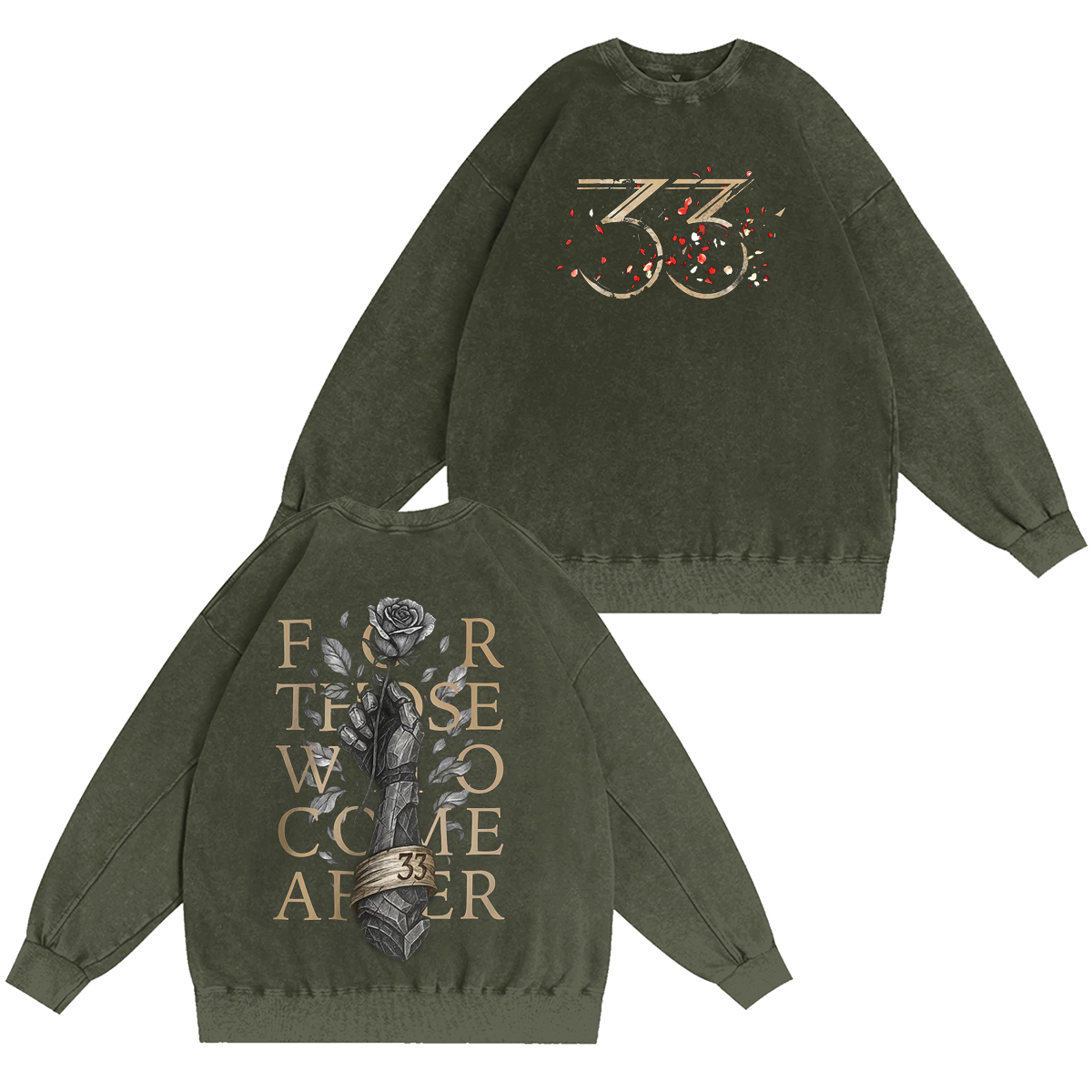 Clair Obscur Expedition 33 Unisex Washed T-shirt/Crewneck/Hoodie