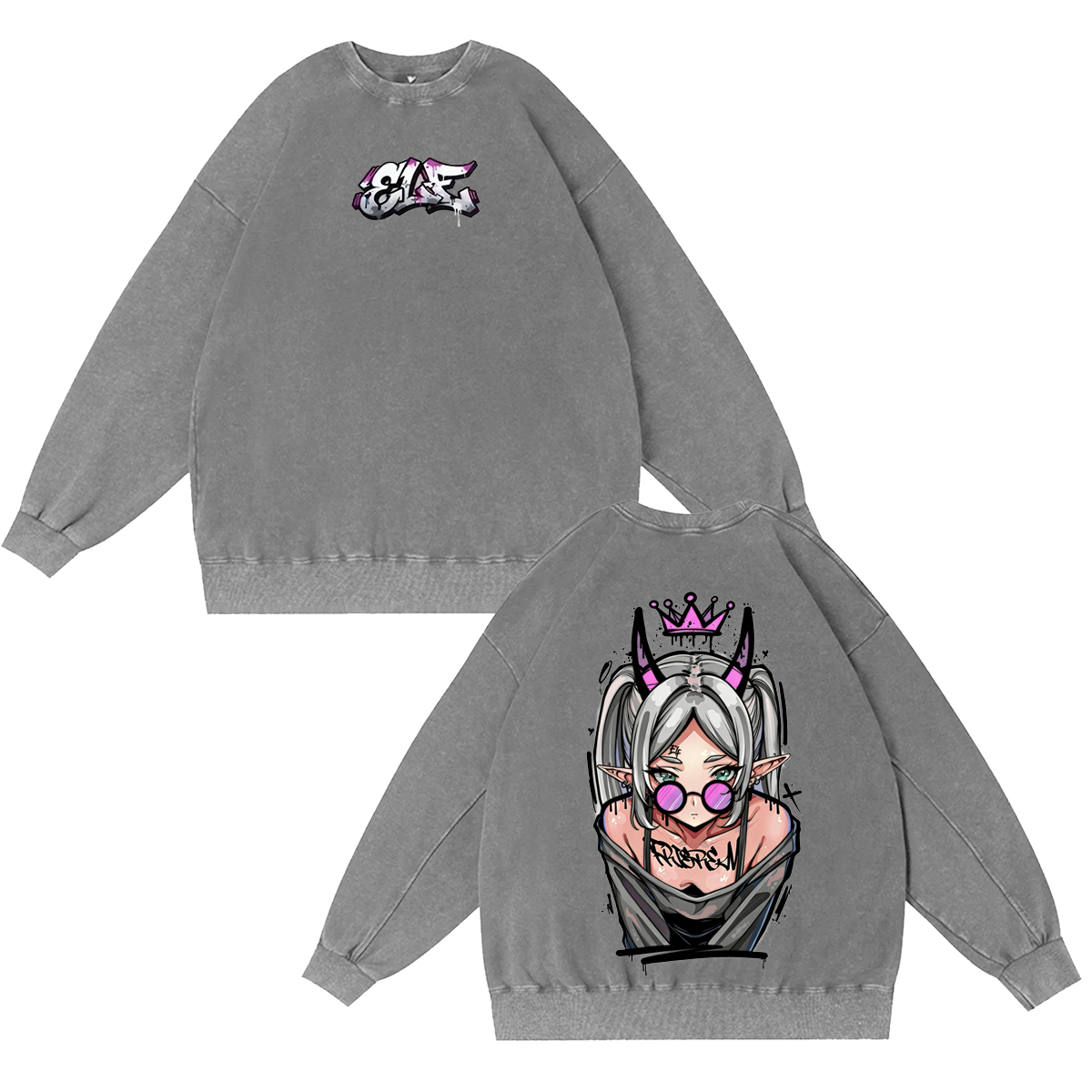 Frieren: Beyond Journey’s End Washed T-shirt/Crewneck/Hoodie