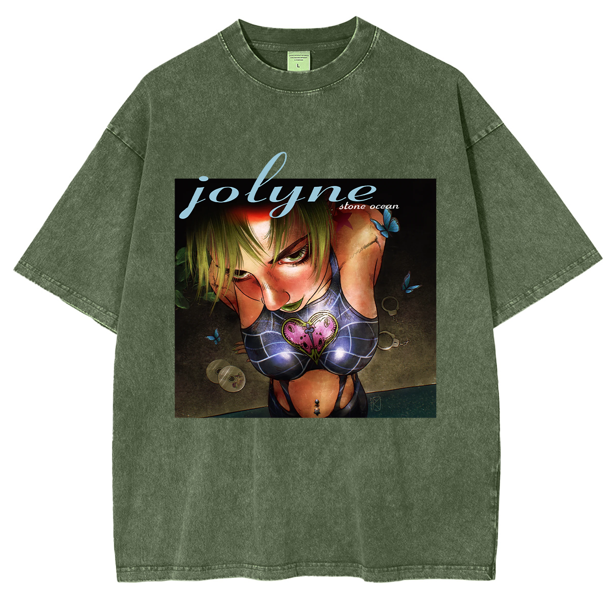 Jolyne Cujoh Stone Ocean ,JoJos Bizarre Adventure  Anime Vintage Oversized T-shirt/Crewneck/Hoodie