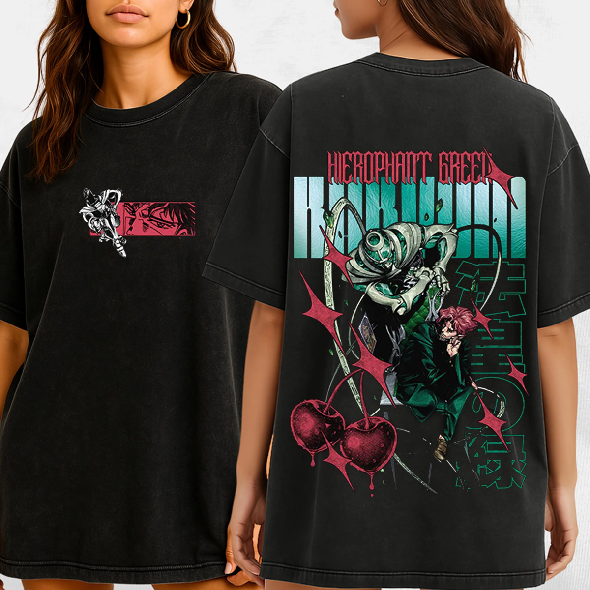 JoJo's Bizarre Adventure Unisex Washed T-Shirt