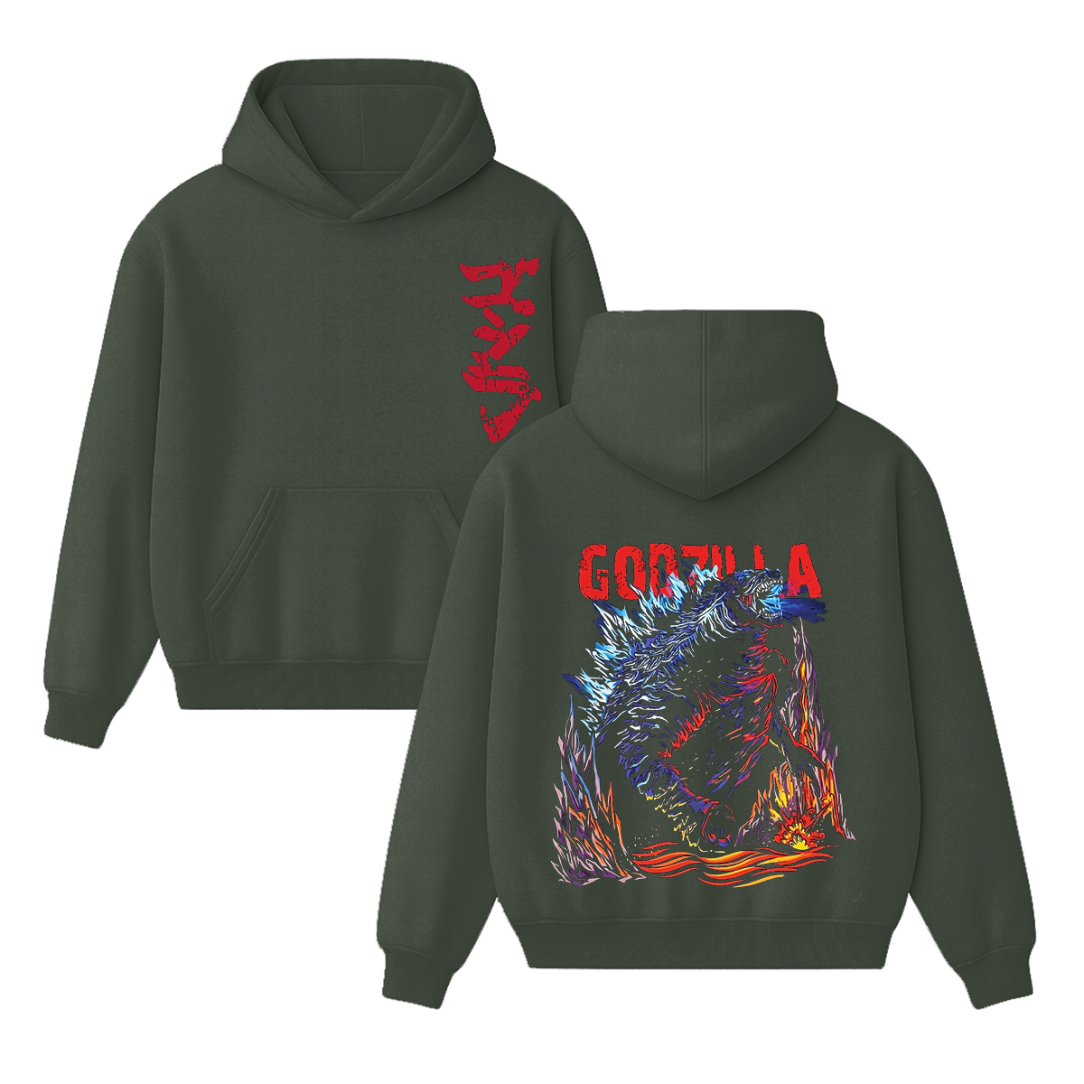 Vintage Godzilla Unisex Washed T-Shirt