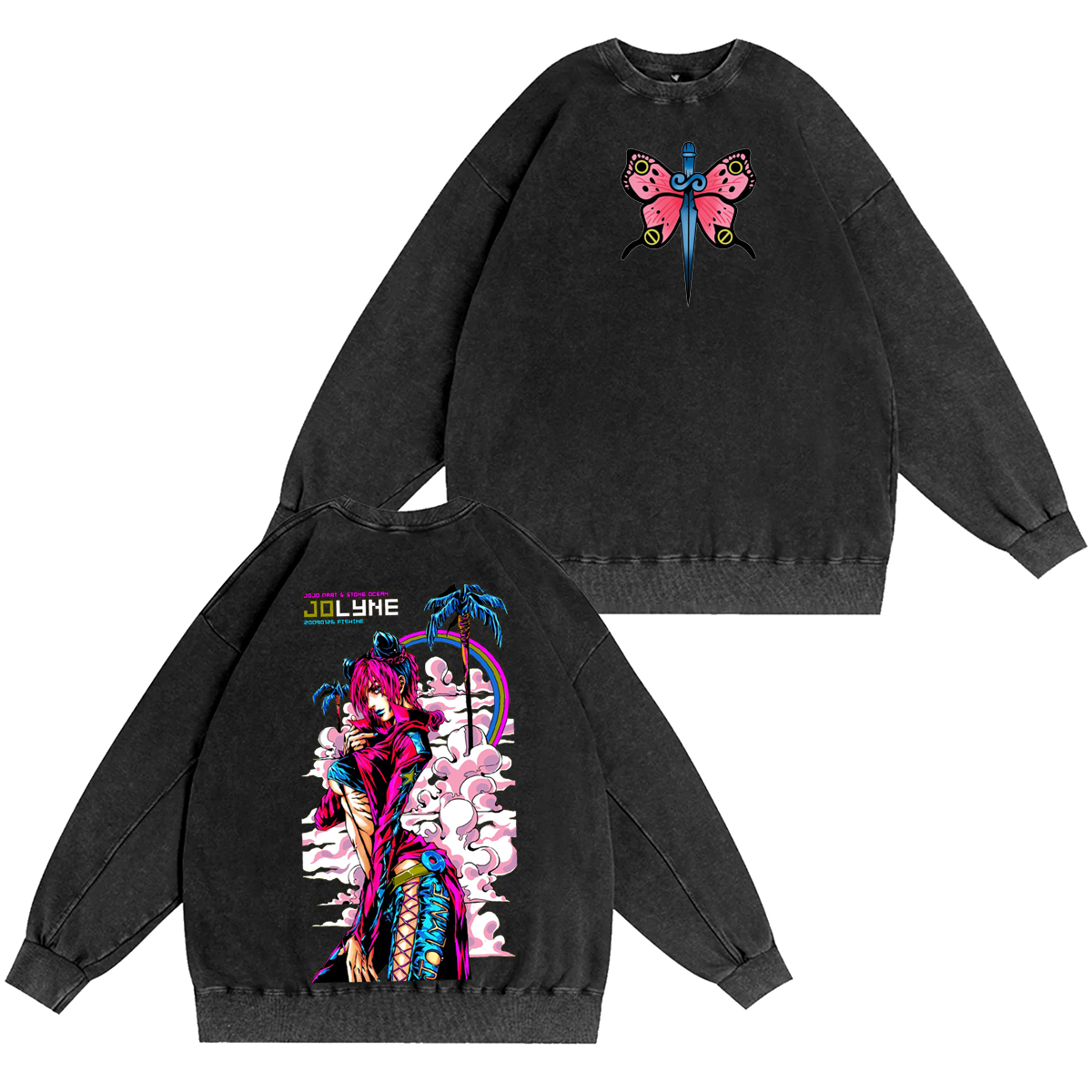 JoJo's Bizarre Adventure Vintage Oversized T-shirt/Crewneck/Hoodie