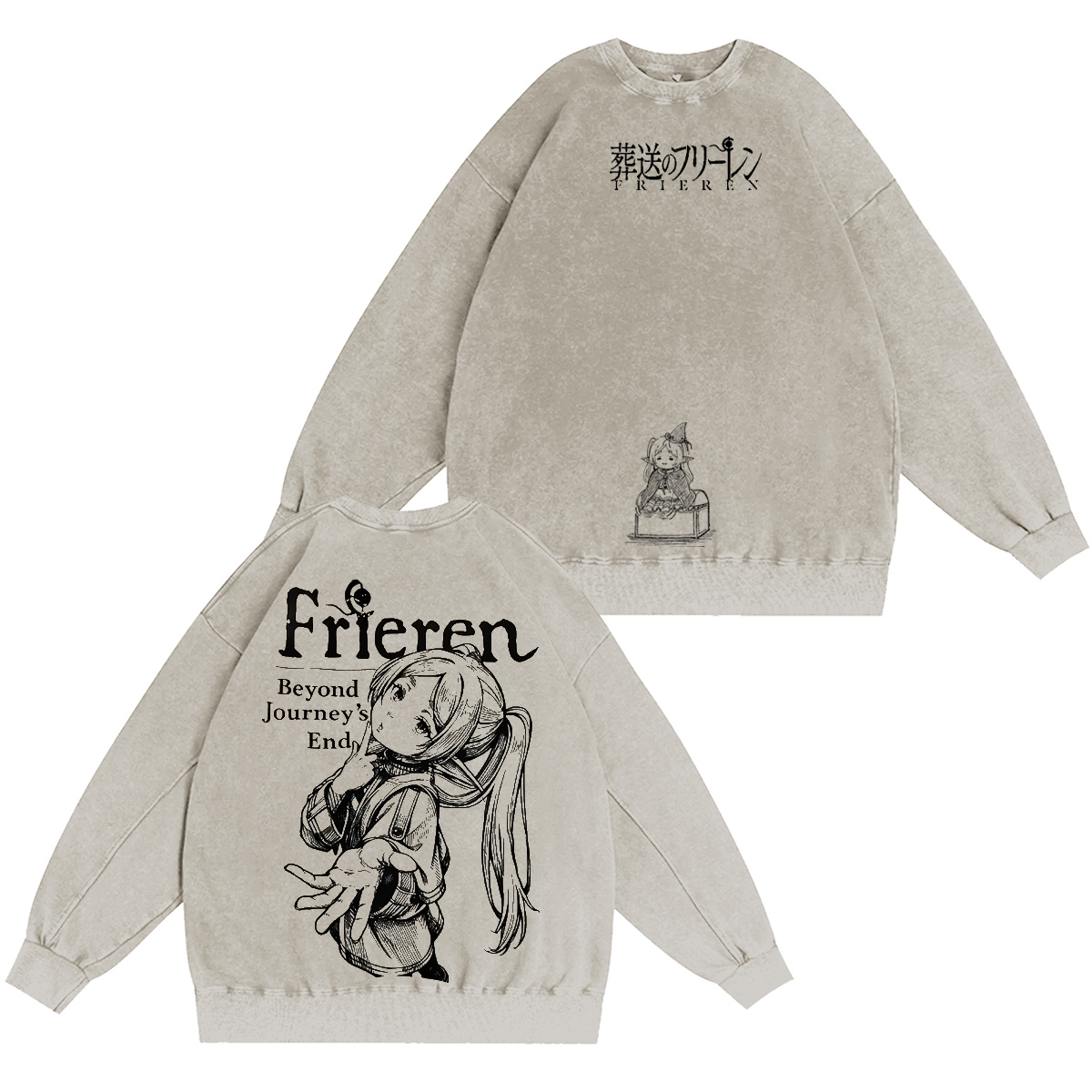 Frieren Beyond Journey's End Oversized T-shirt/Crewneck/Hoodie