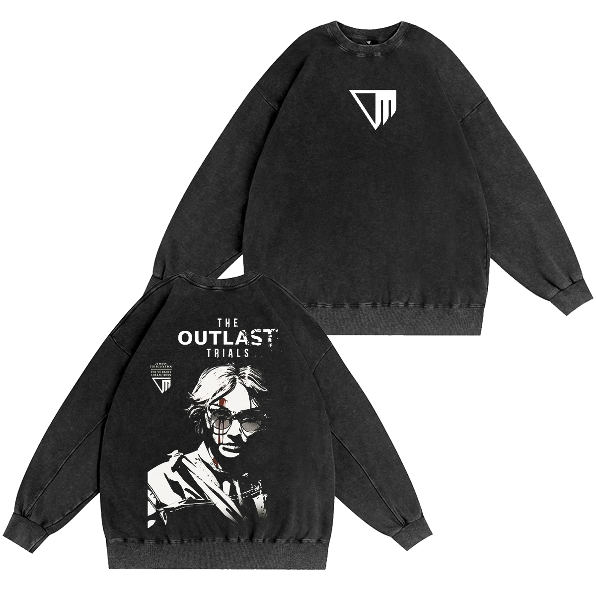 The Outlast Trials Horror Game Washed T-shirt/Crewneck/Hoodie