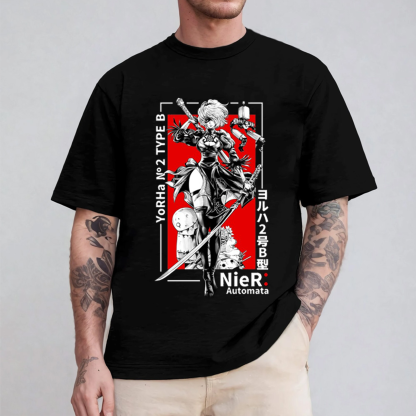 Nier Automata Washed T-shirt/Crewneck/Hoodie