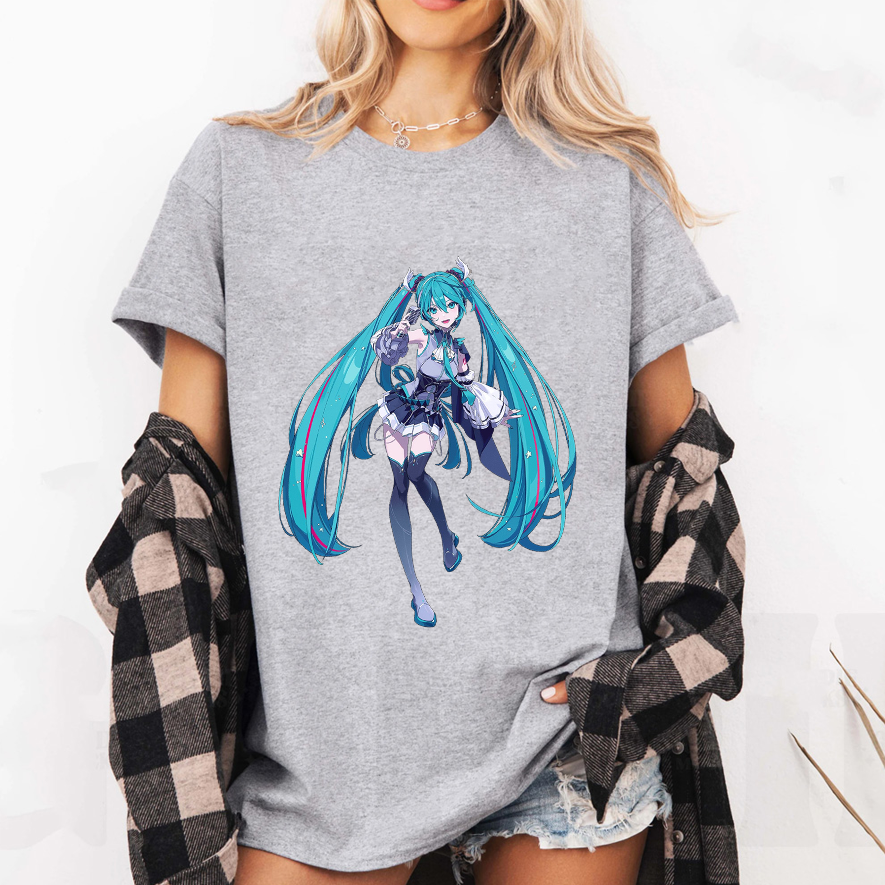 Hatsune Miku Vintage Washed T-shirt/Crewneck/Hoodie
