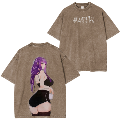 Frieren: Beyond Journey's End  Unisex  Washed T-Shirt
