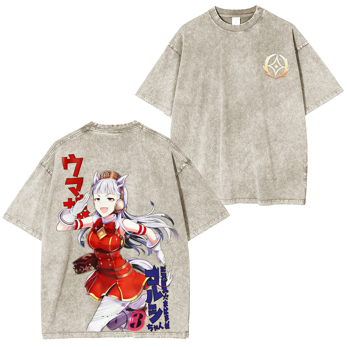 Umamusume Pretty Derby Unisex  Washed T-Shirt
