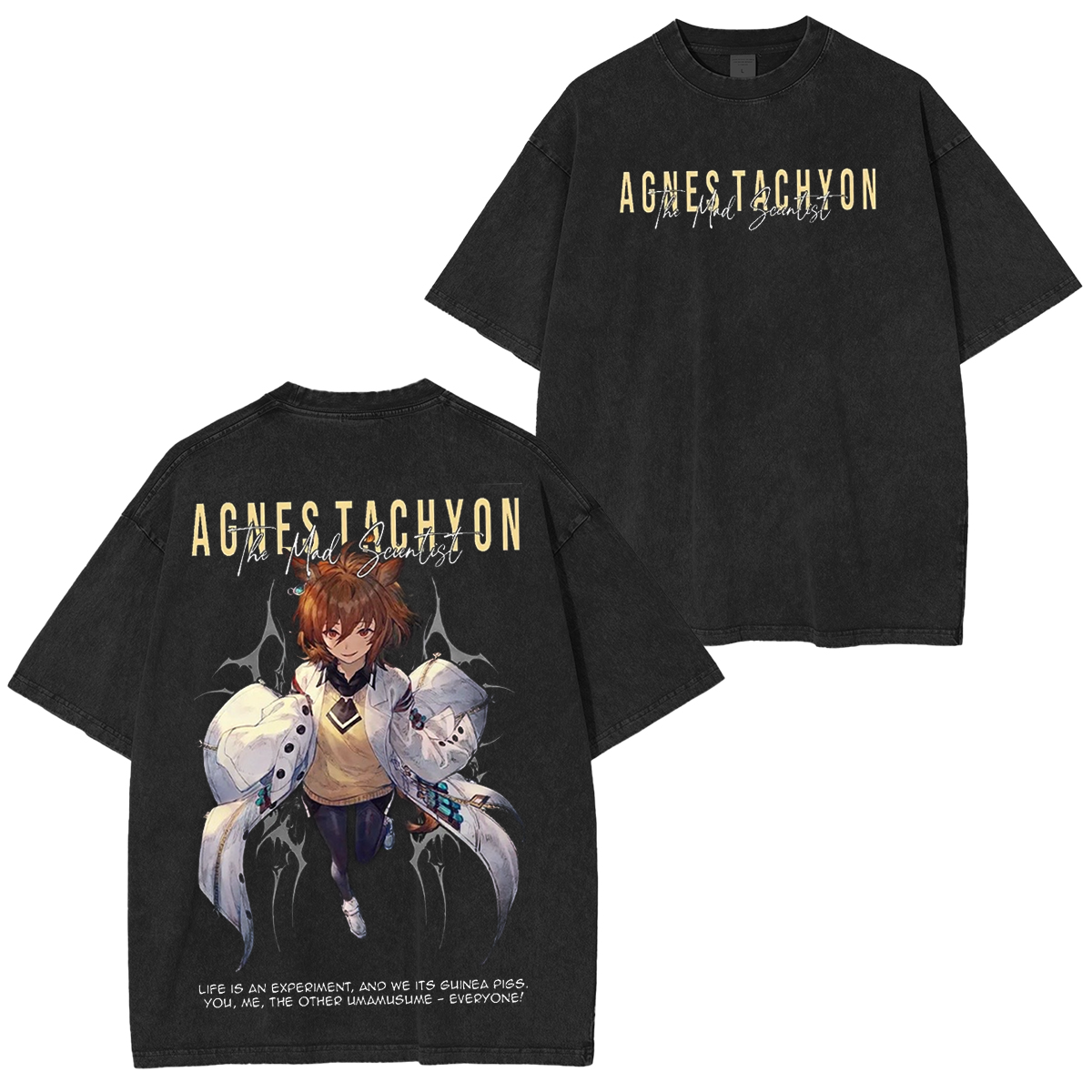 Umamusume: Pretty Derby Series Oversized Unisex Washed T-Shirt