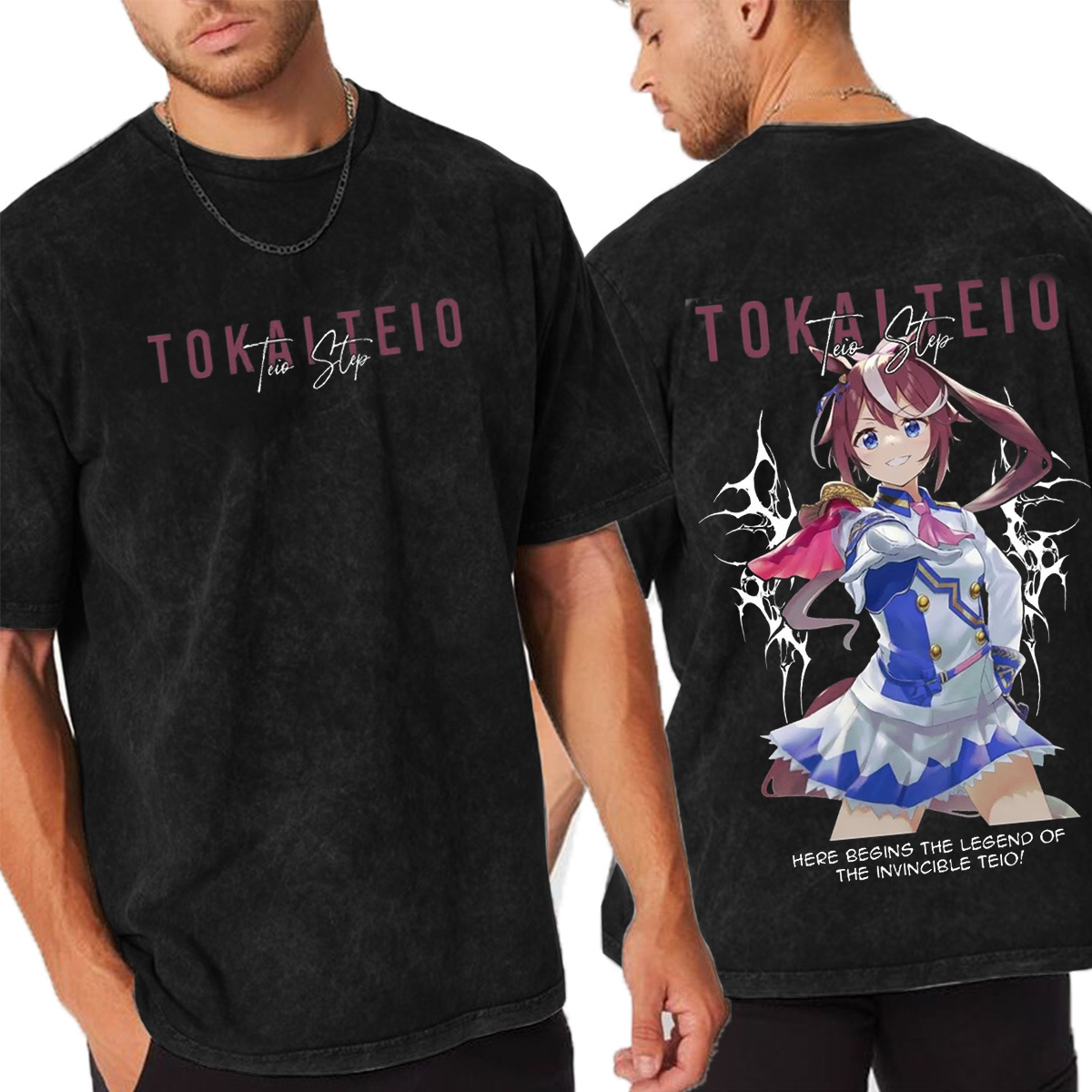 Umamusume: Pretty Derby Series Oversized Unisex Washed T-Shirt