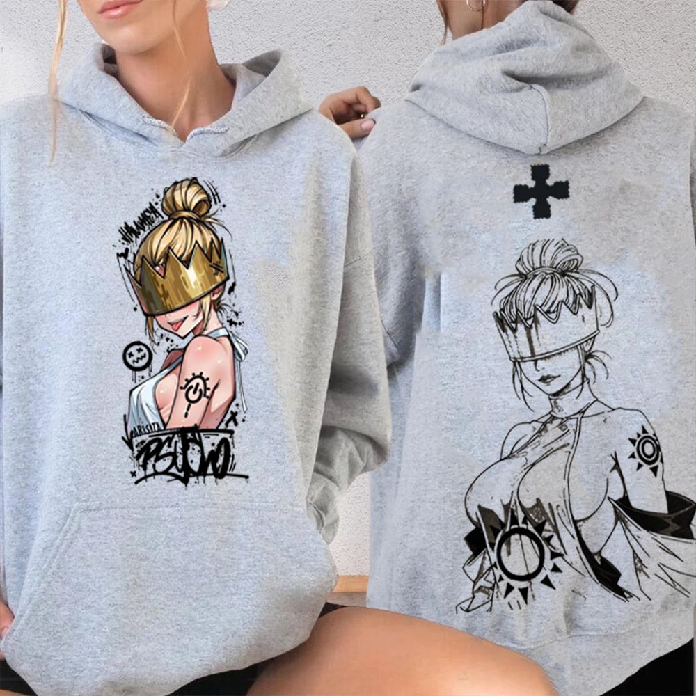 Haumea Fire Force Anime Double Printed Vintage T-shirt/Crewneck/Hoodie
