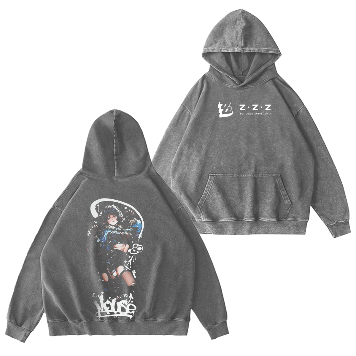 Zenless zone zero zzz Vintage Washed T-shirt/Crewneck/Hoodie