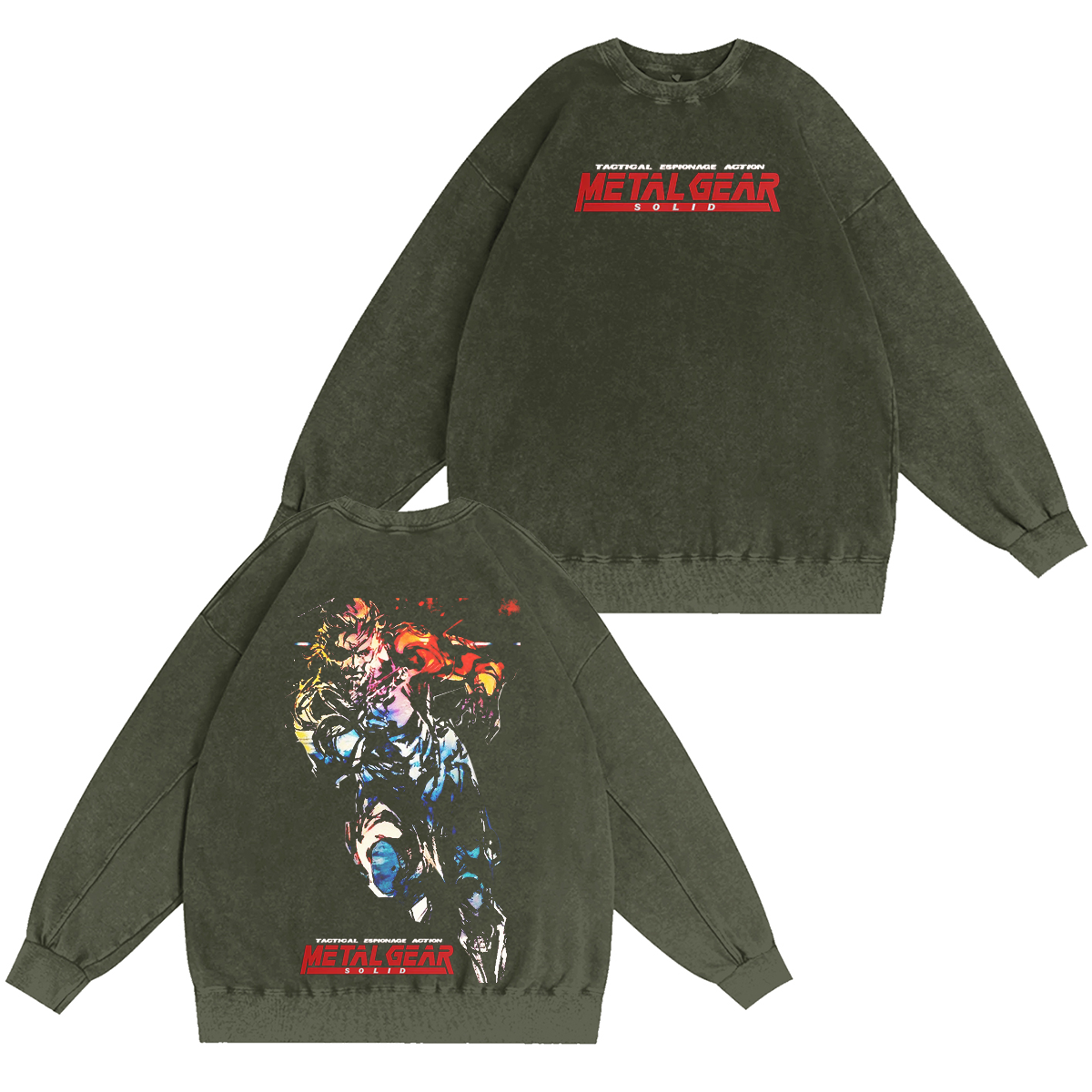 Metal Gear Vintage Washed T-shirt/Crewneck/Hoodie