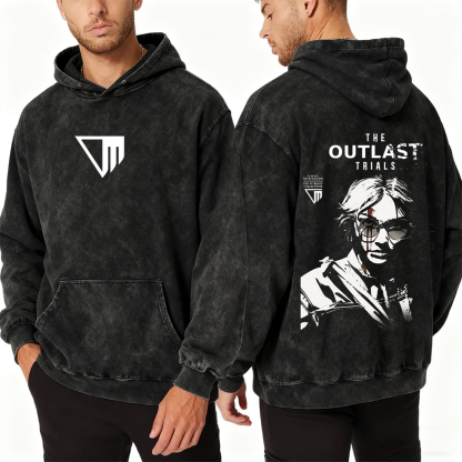 The Outlast Trials Horror Game Washed T-shirt/Crewneck/Hoodie