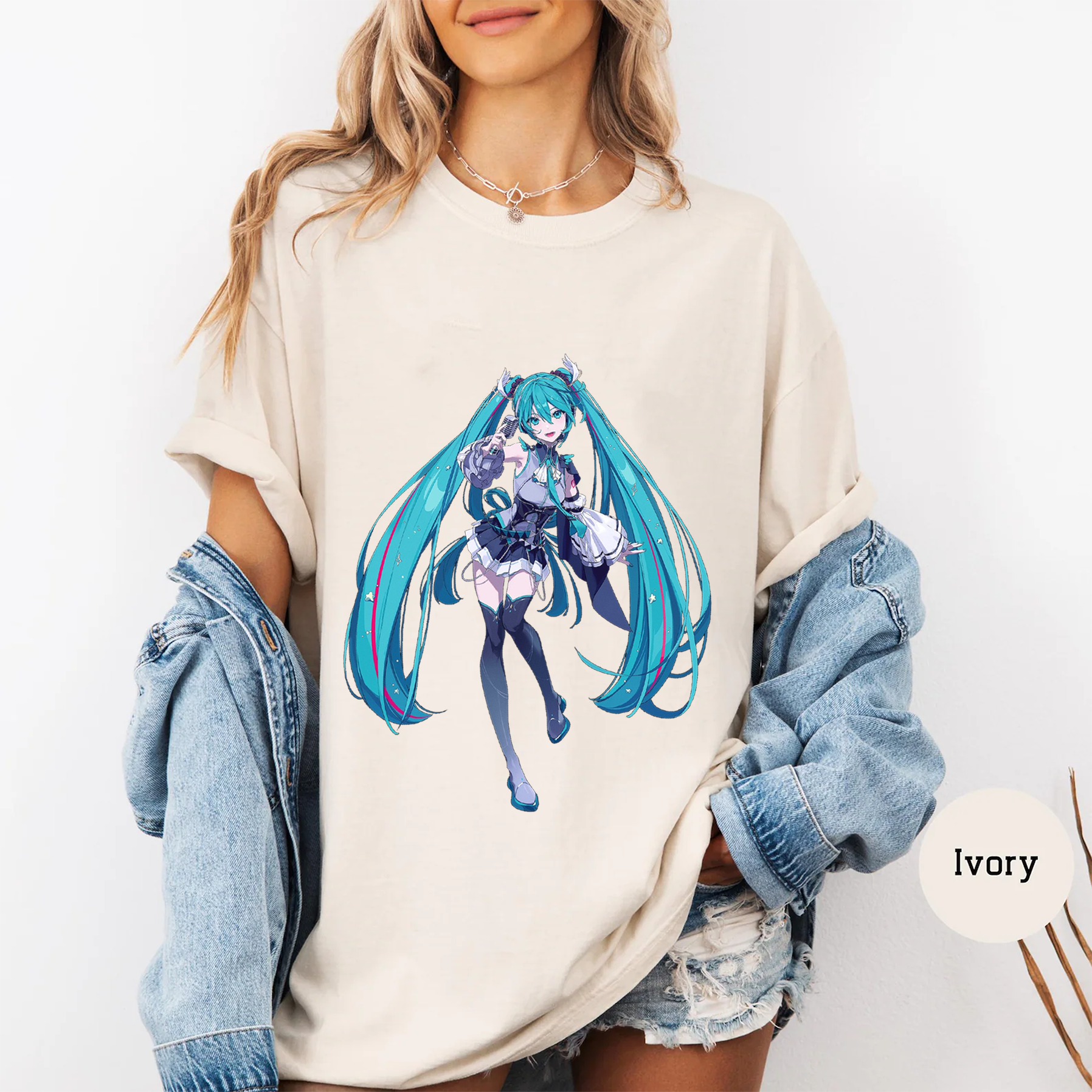 Hatsune Miku Vintage Washed T-shirt/Crewneck/Hoodie