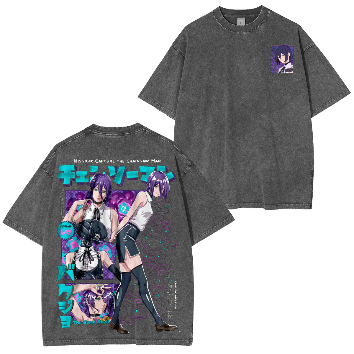 Reze Chainsaw Man Oversized T-shirt/Crewneck/Hoodie