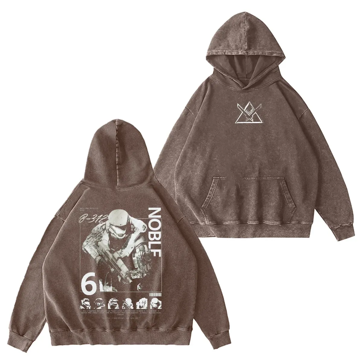 Noble Team Halo: Reach  Washed T-shirt/Crewneck/Hoodie