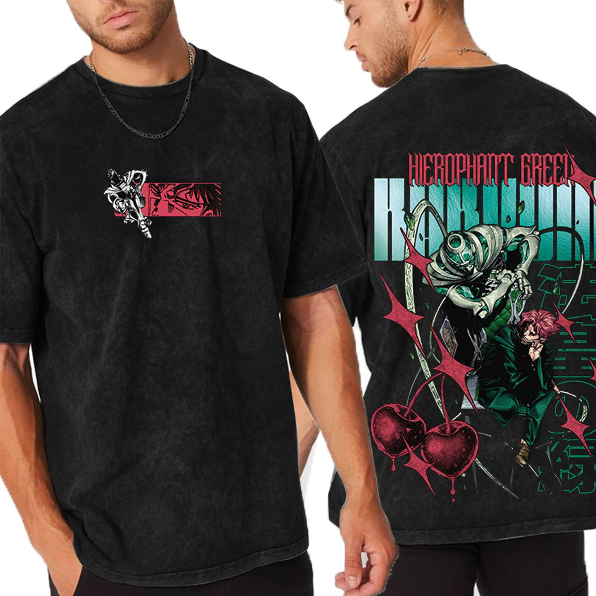 JoJo's Bizarre Adventure Unisex Washed T-Shirt