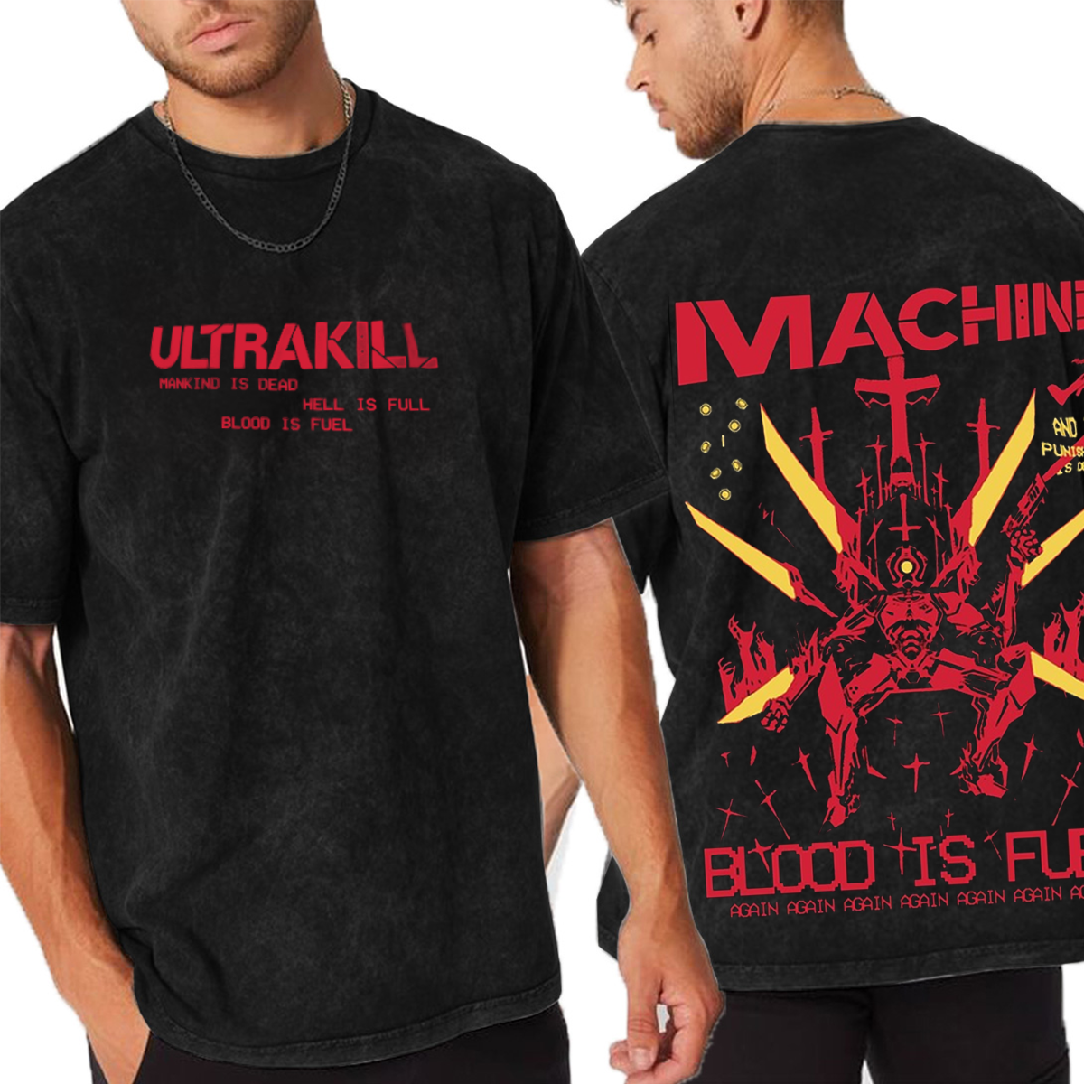 ULTRAKILL Unisex Washed T-Shirt
