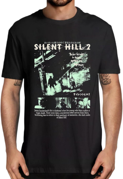 Silent Hill 2 Horror Game James Sunderland T-Shirt