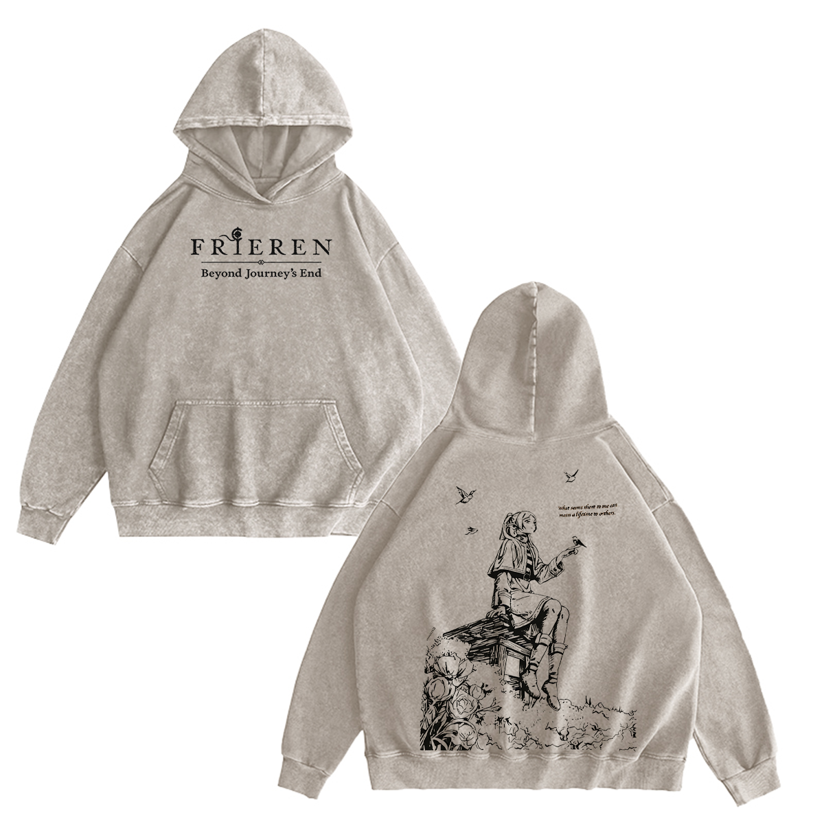 Frieren: Beyond Journey's End Washed T-shirt/Crewneck/Hoodie