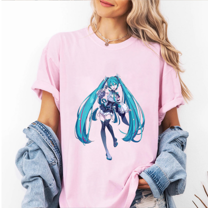 Hatsune Miku Vintage Washed T-shirt/Crewneck/Hoodie