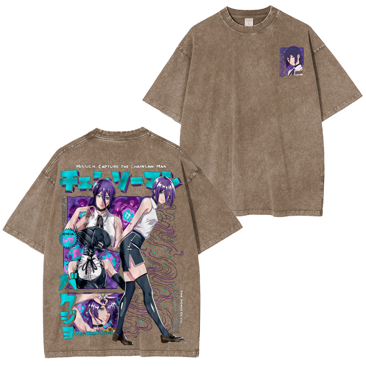 Reze Chainsaw Man Oversized T-shirt/Crewneck/Hoodie