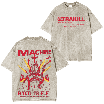 ULTRAKILL Unisex Washed T-Shirt