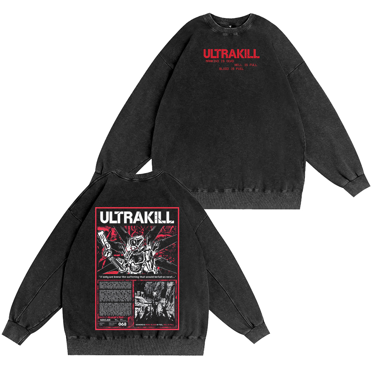 ULTRAKILL Oversized T-shirt/Crewneck/Hoodie